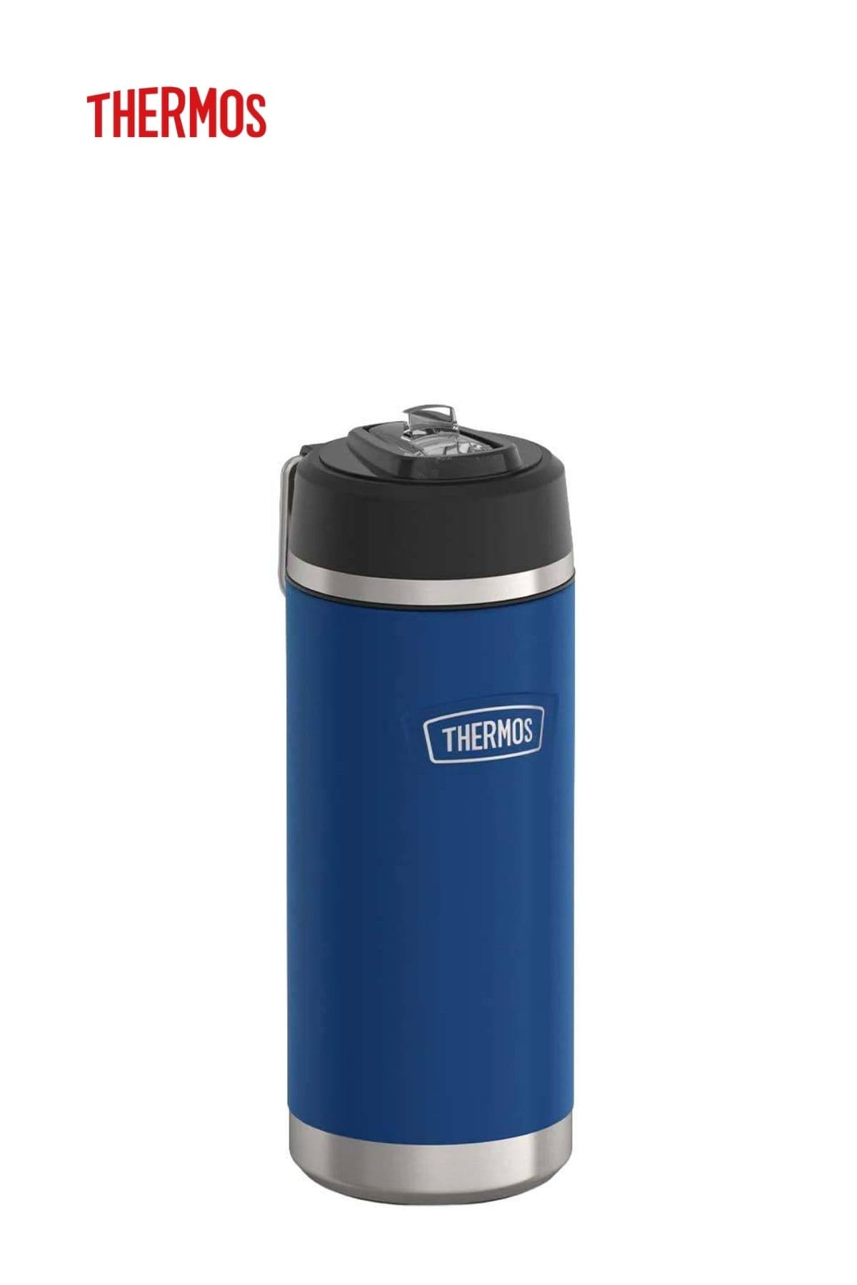 Thermos 0.53Lt Icon Lacivert Pipetli Su Matarası - Termos