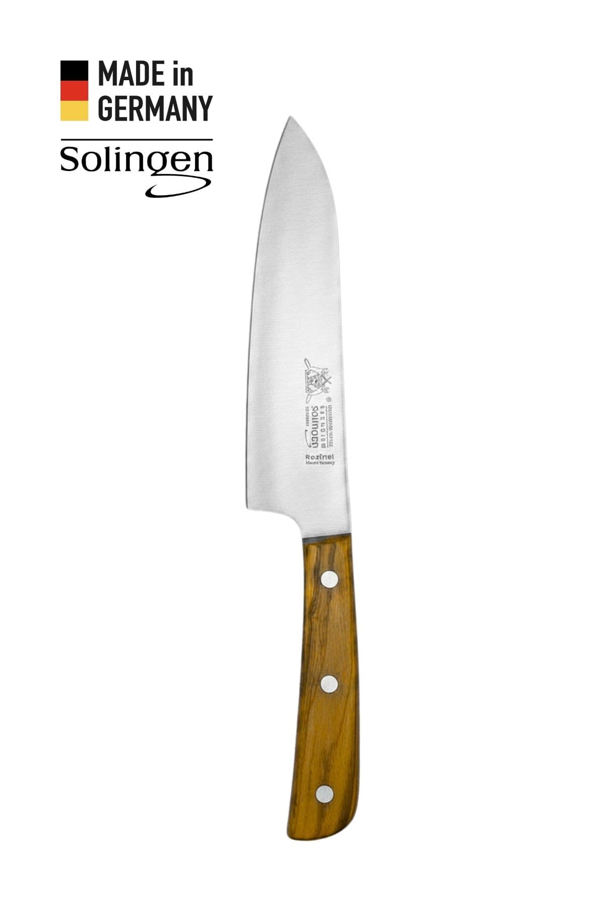 Solingen Max Melchior 20cm Zeytin Sap Surudoku Şef Bıçağı