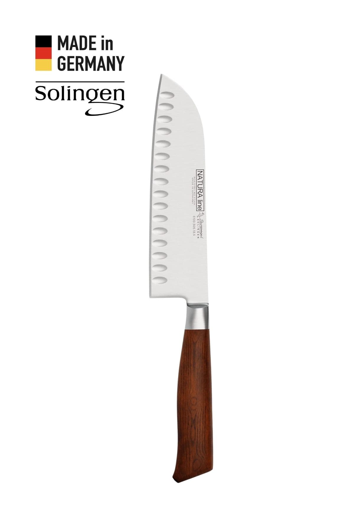 Solingen Burgvogel Naturaline 18 cm Kanallı Santoku Bıçağı