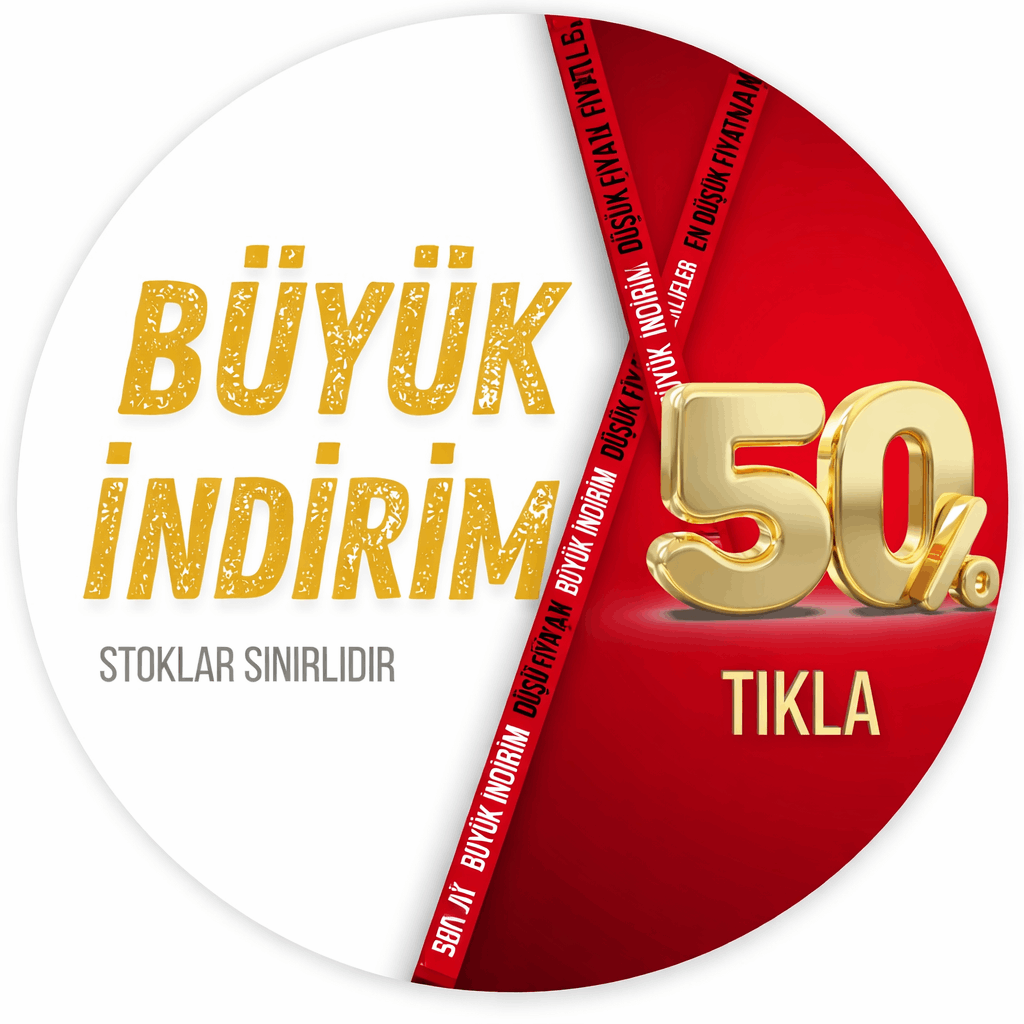 İndirim %50