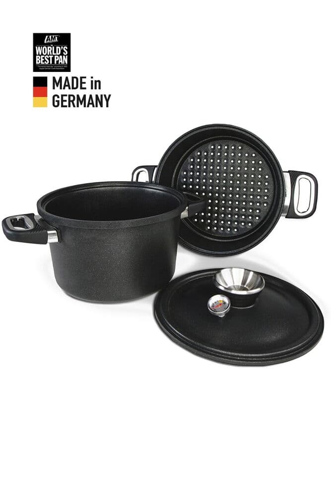 AMT Gastroguss 24cm Döküm Buharlı Pişirici Tencere