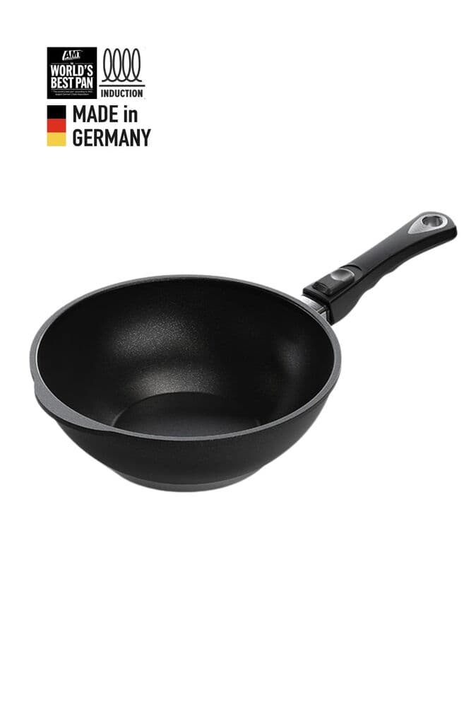 AMT Gastroguss İndüksiyon 32x10cm Wok Tava