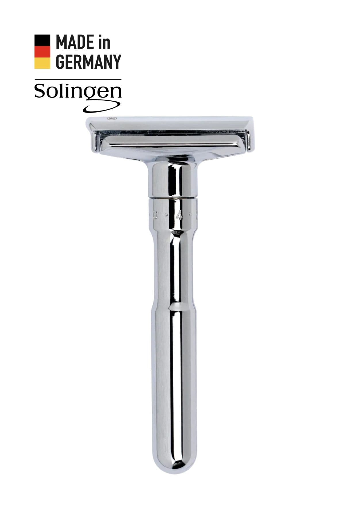 Solingen Merkür Futur 701 Parlak Krom Tıraş Makinesi