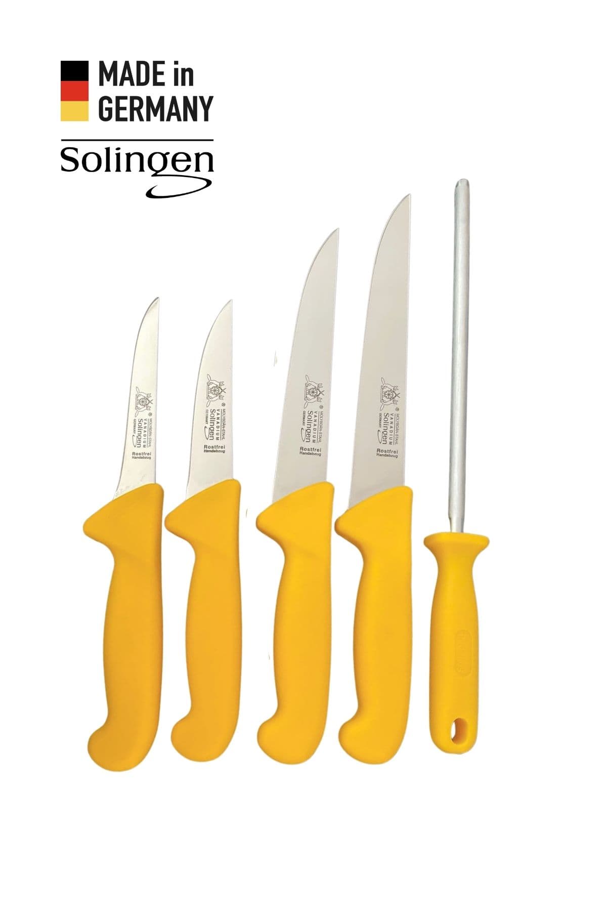 Solingen Max Melchior Çantalı 5'li Kasap Seti