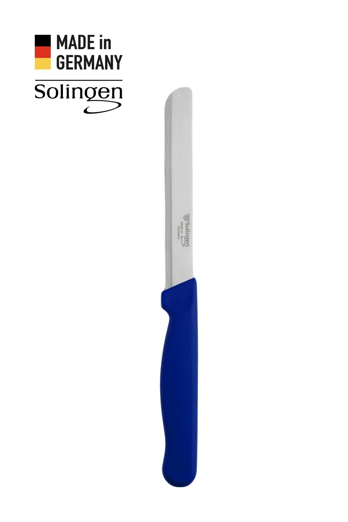 Solingen Mikro Tırtıklı Küt Genel Kullanım Bıçağı - Mavi