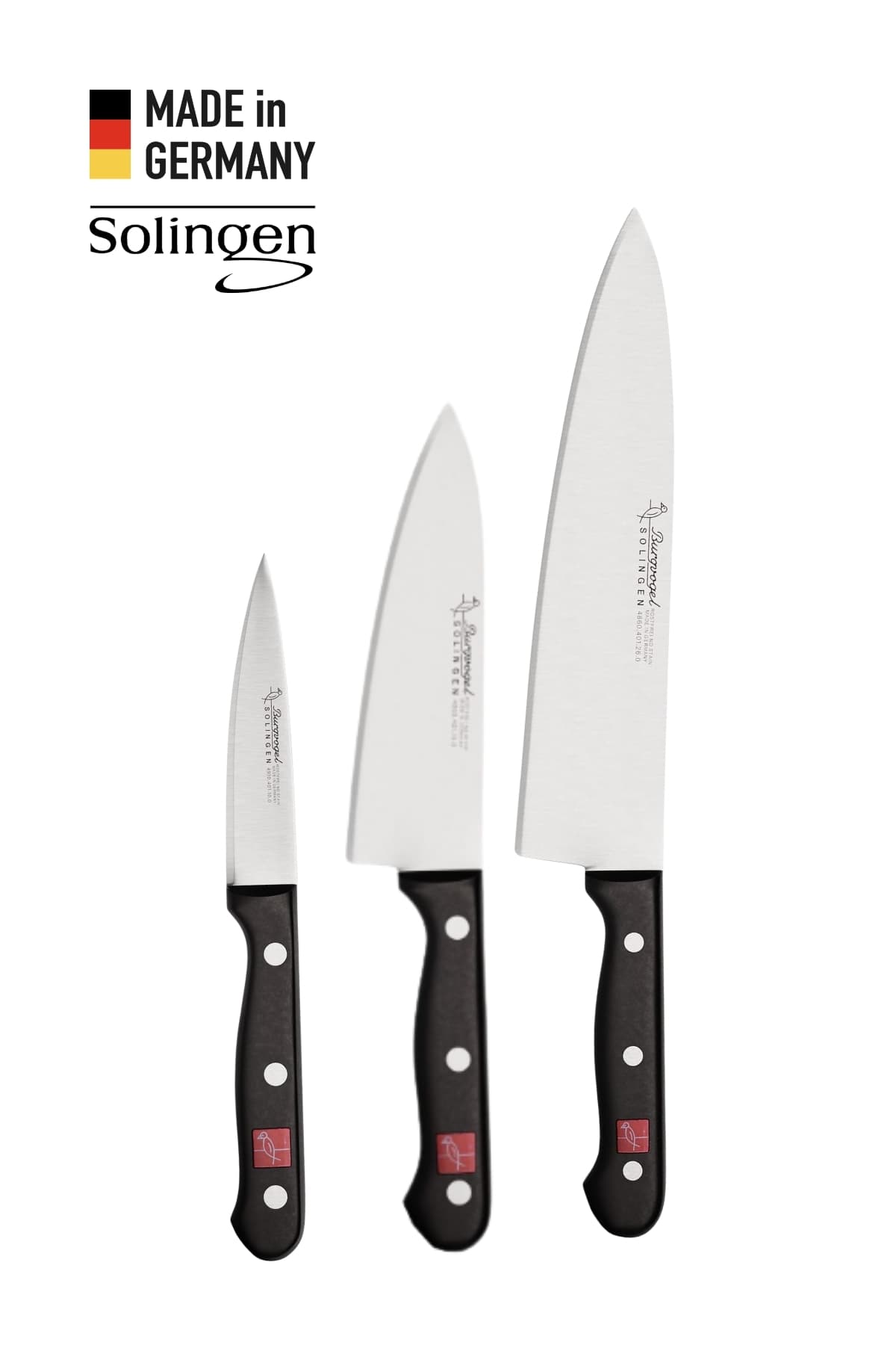 Solingen Burgvogel 4000 Serisi 3 Parça Bıçak Seti