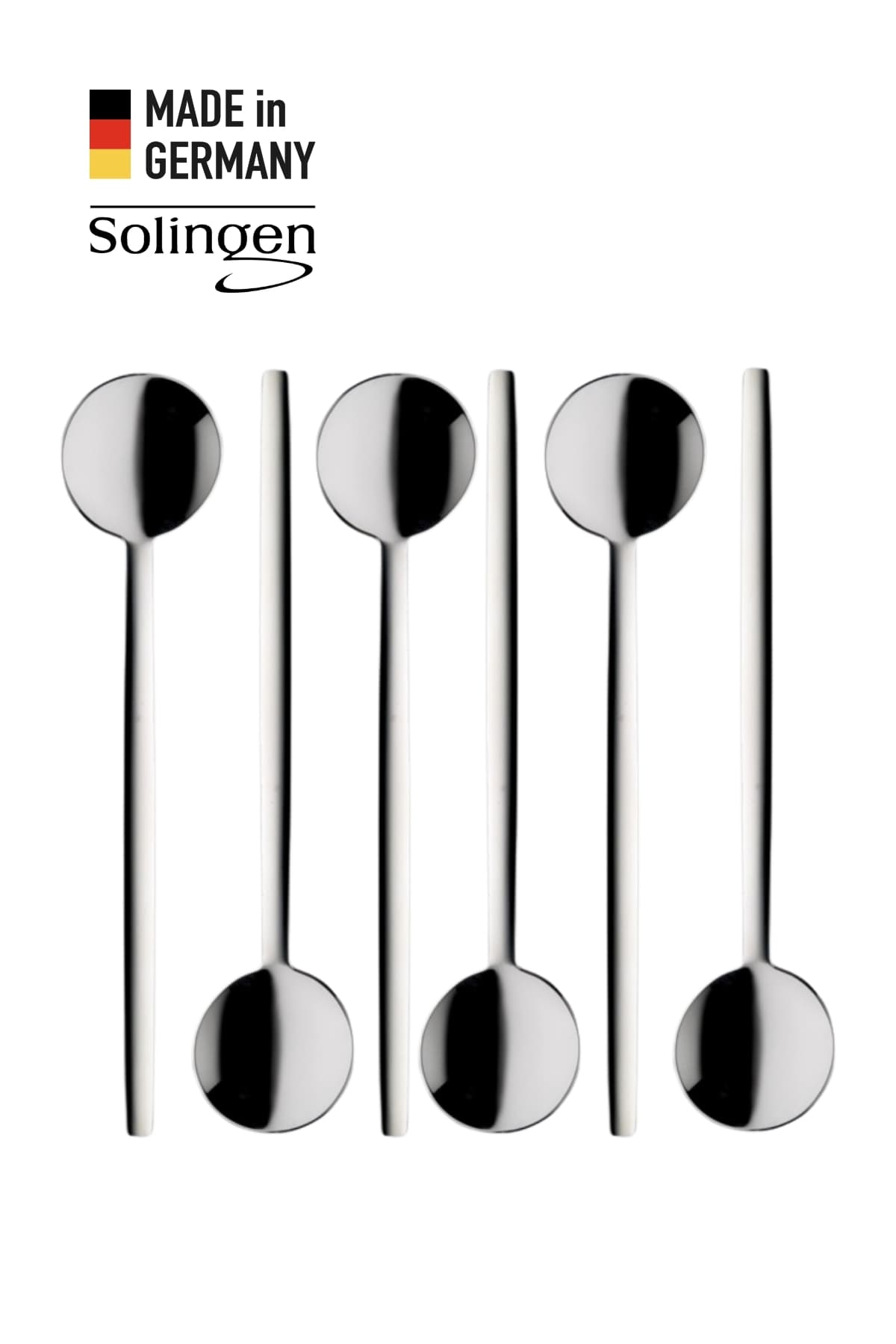 Solingen Carl Mertens Certo 6'lı Çay Kaşığı Seti