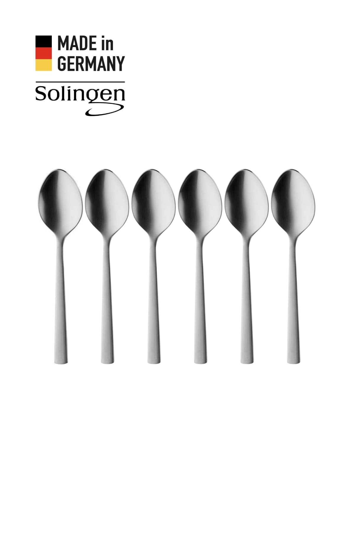 Solingen Carl Mertens Sparta 6'lı Çay Kaşığı Seti